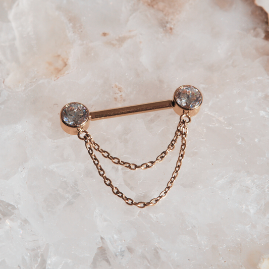 Elysian Cascade Nipple Barbell 14G