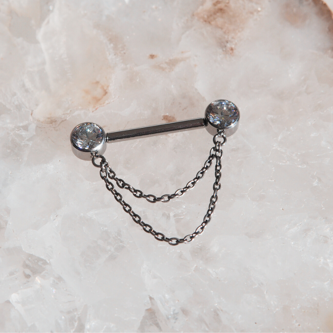 Elysian Cascade Nipple Barbell 14G