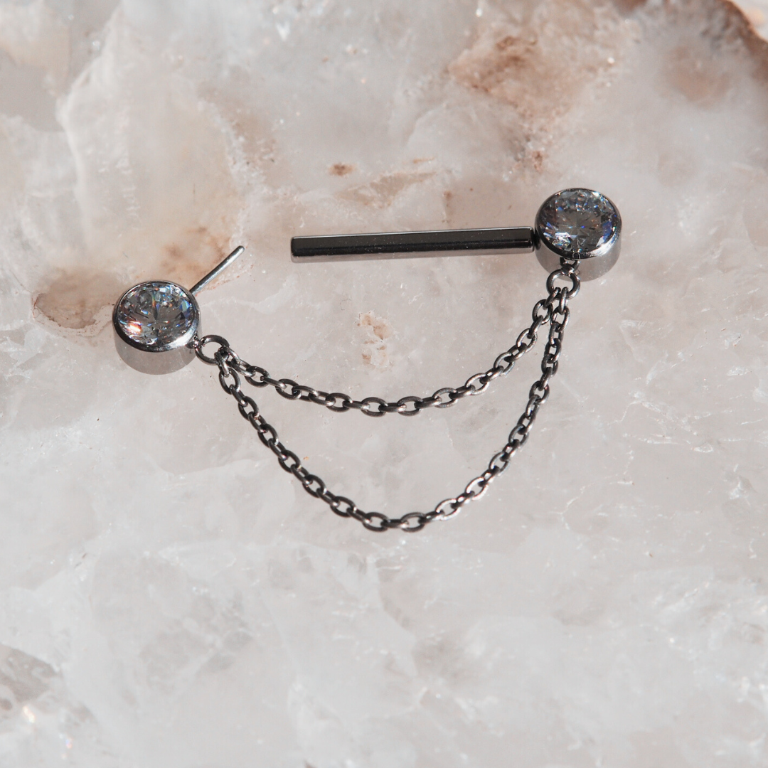 Elysian Cascade Nipple Barbell 14G