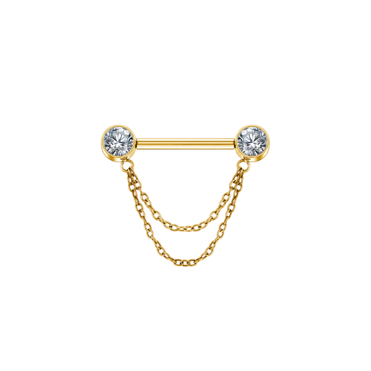 Elysian Cascade Nipple Barbell 14G