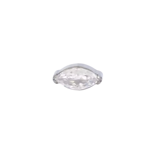 Marquise Threadless End